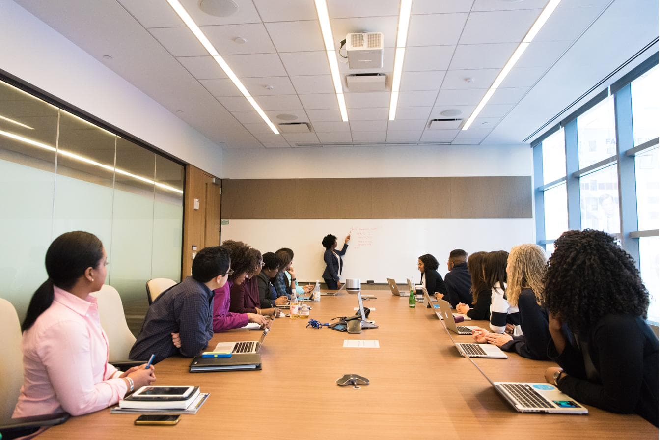 Omega Group leadership boardroom